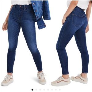 Madewell curvy high rise skinny jeans
